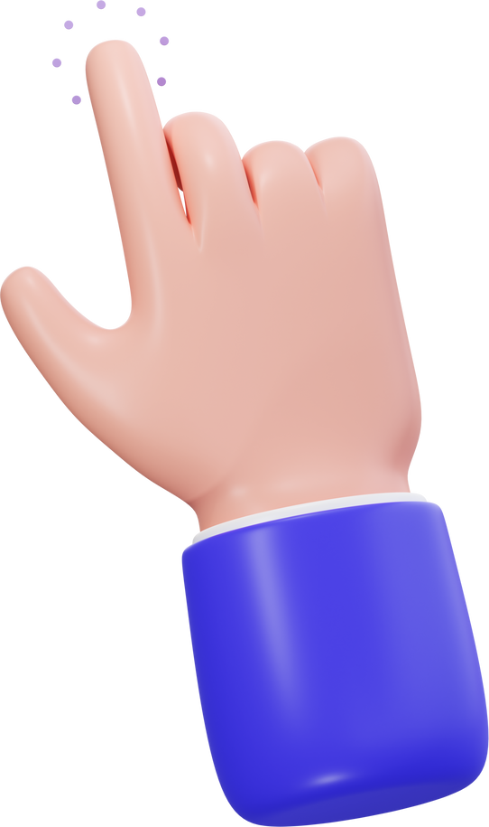 3d hand tap icon